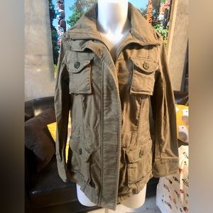 Gap light army green utility jacket. Size small.  Excellent condition.
